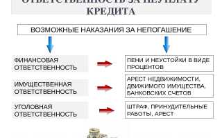 Последствия неуплаты кредитов и микрозаймов