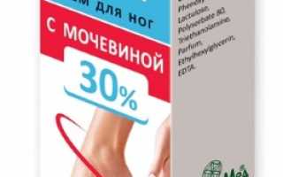 Эффективный крем для ног с мочевиной