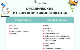 Органические и неорганические продукты: в чем разница